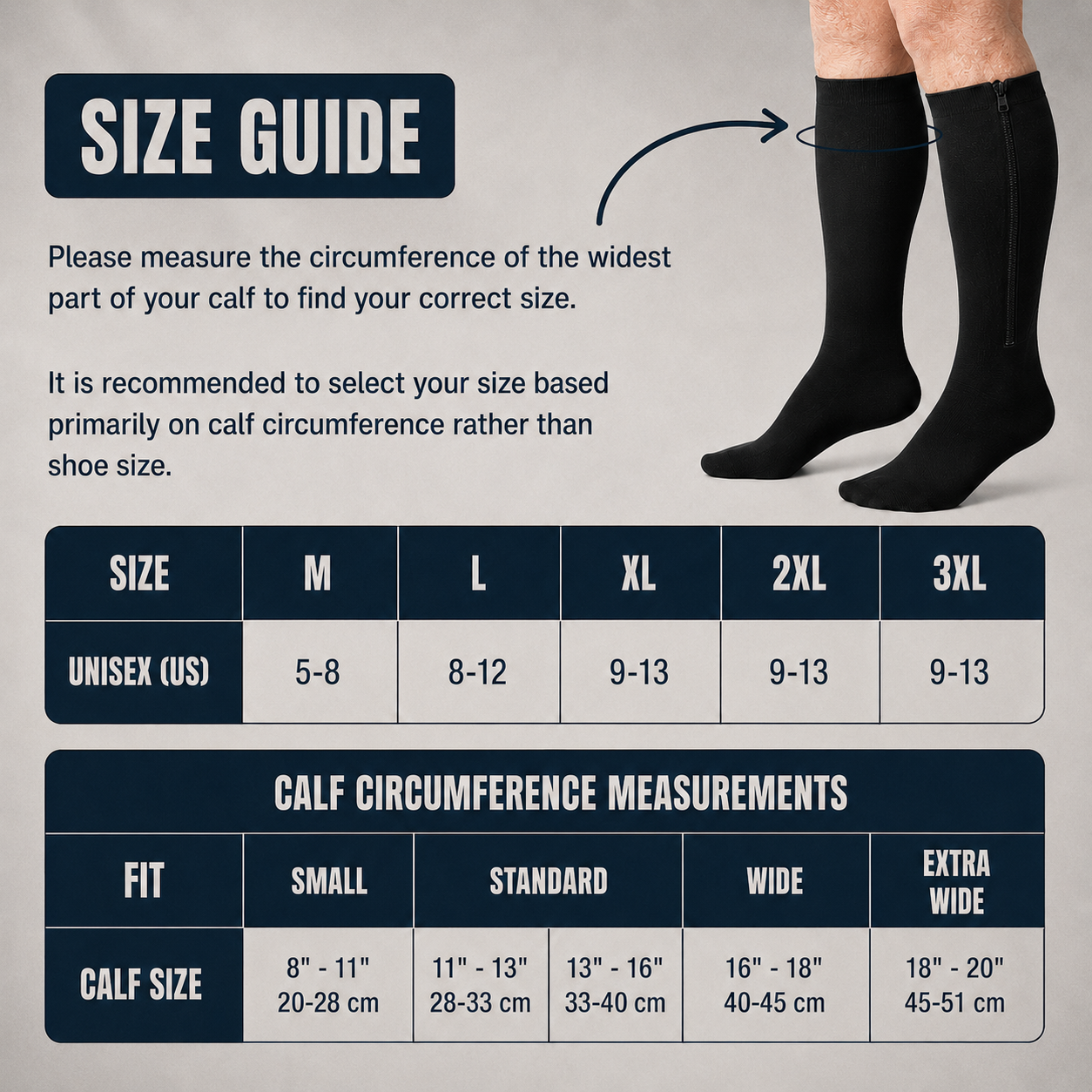 ZIPPRA COMPRESSION SOCKS - Limited Deal