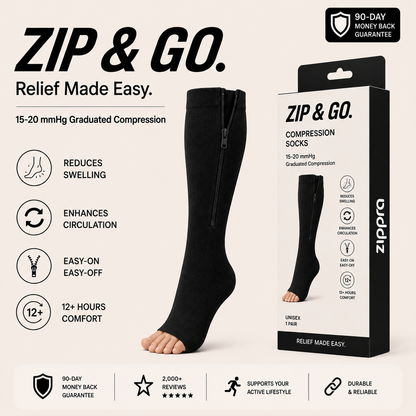 ZIPPRA COMPRESSION SOCKS