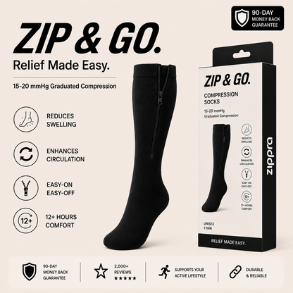 ZIPPRA COMPRESSION SOCKS