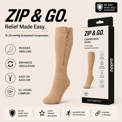 ZIPPRA COMPRESSION SOCKS