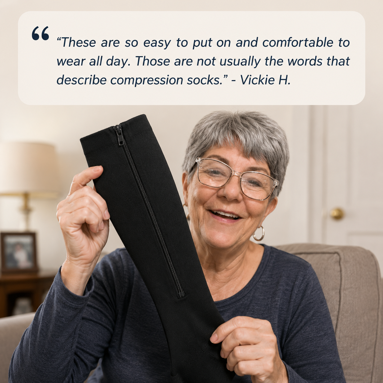 ZIPPRA COMPRESSION SOCKS