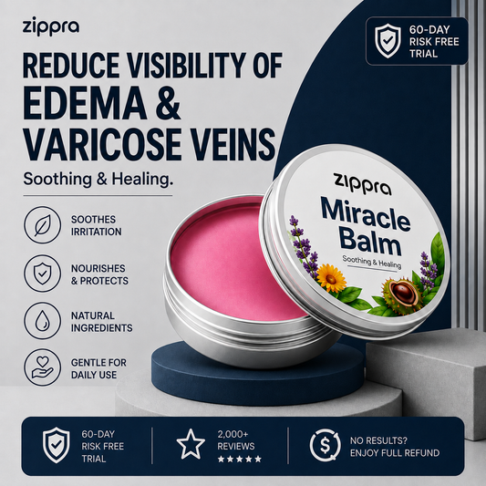 Miracle Balm - Natural Treatment for Swelling, Varicose Veins & Restless Legs